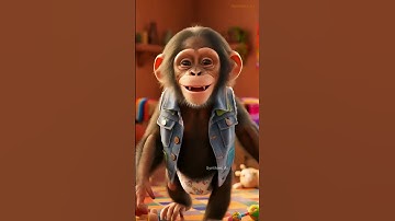 Monkey Farts… Then Laughs at Himself! 🙊💨😂 #cutemonkey #fart #monkey #aimonkey #funnyvideo #shorts