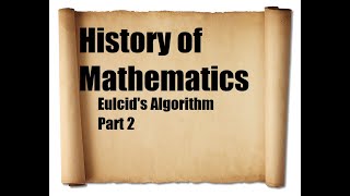 Euclid's Algorithm (part 2/2)