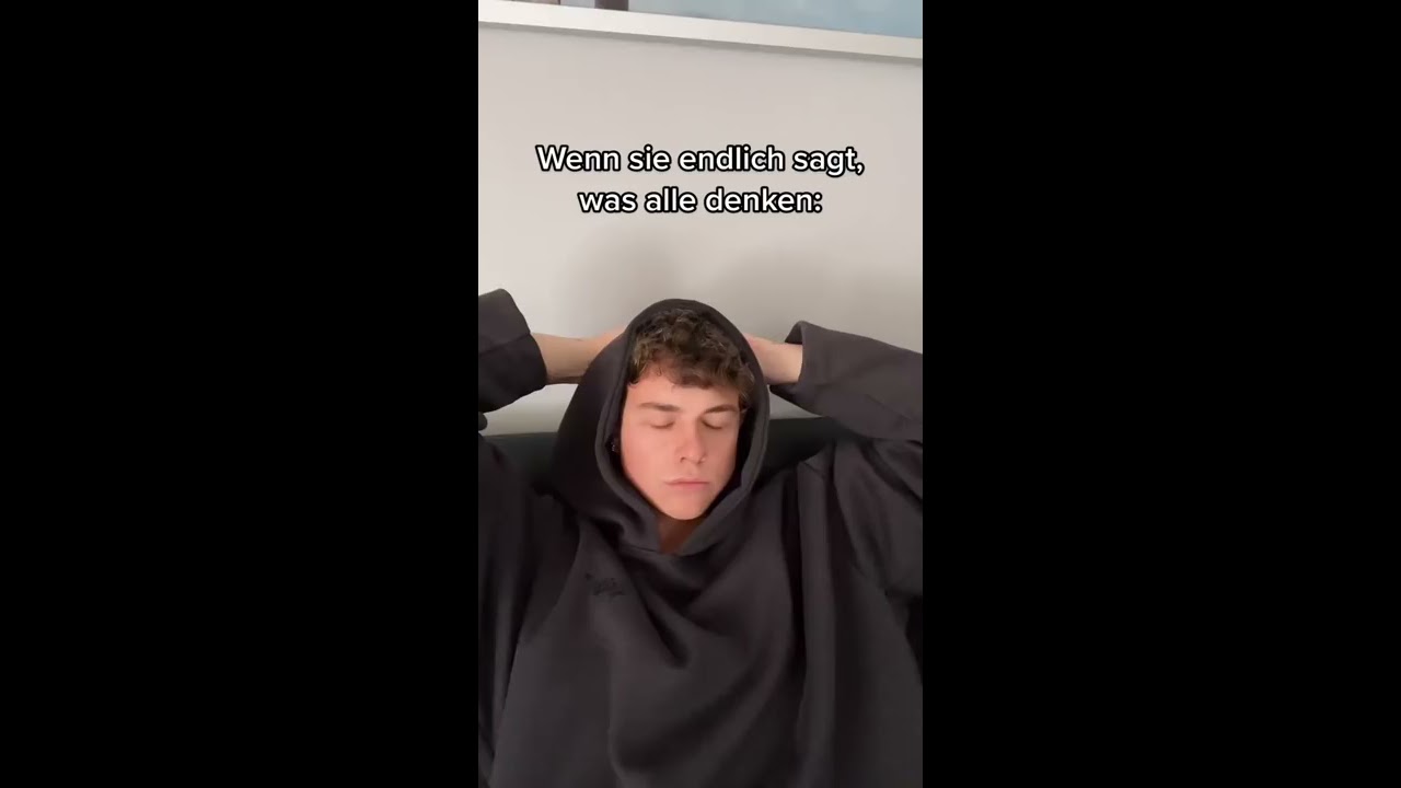 Wenn Sie Endlich Sagt Was Die Meisten Denken Jonas Ems Shorts