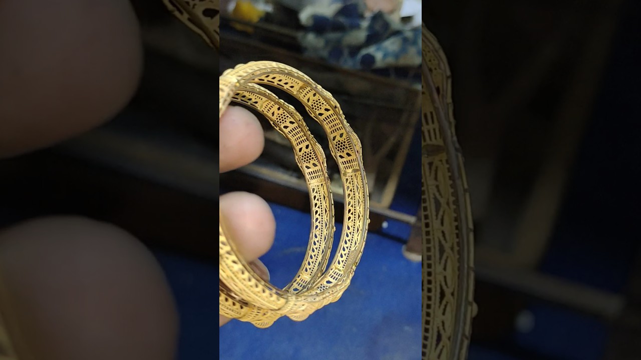 (✨RP Style Karay Stunning Design✨) | 22K Gold Bangles Making 🥇 