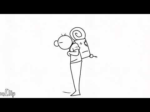 Little man running