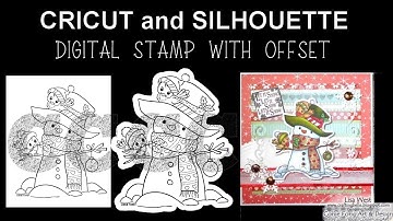 How To Make Digital Stamps Work With Cricut And Silhouette Machines."
