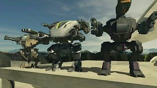 Mech battle - robots war game Animation screenshot 4