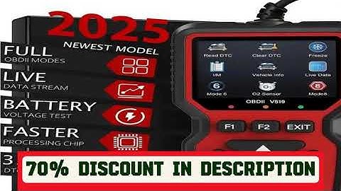 A must-have product! Obd2 Scanner Diagnostic Tool, - Professional Code Reader and Scan Tool for Re