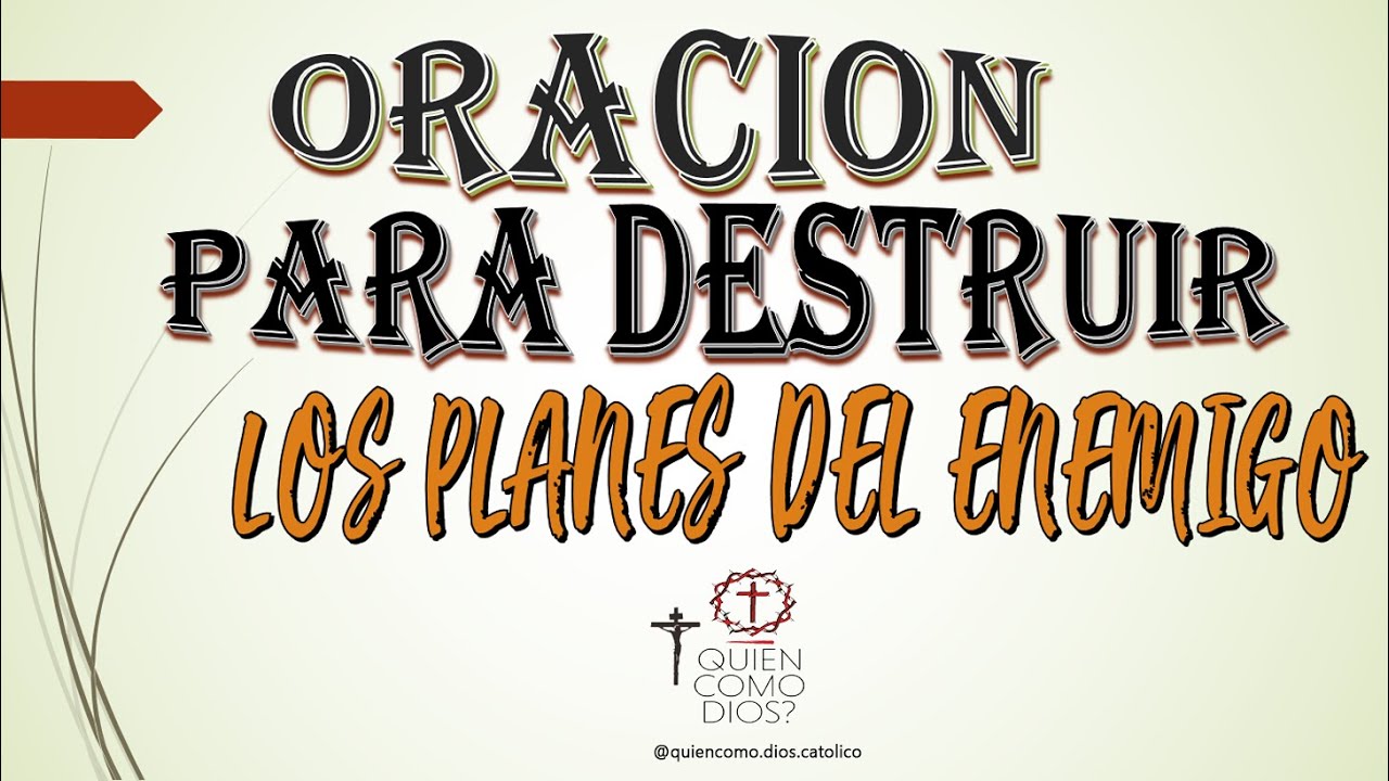 Oración para CONGELAR y DESTRUIR 🧨  los planes del ENEMIGO