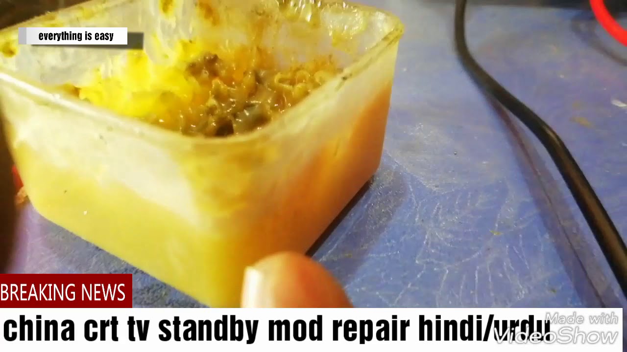 standby mode repair in crt tv easy way YouTube