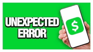 Cash App Unexpected Error - How To Fix ( Working )