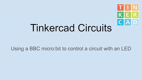 BBC microbit to control a circuit with an LED