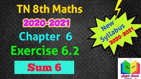 8th maths Exercise 6.2 Sum 6|Class 8 Maths Chapter 6 Statistics Exercise 6.2|Super brain mathematics