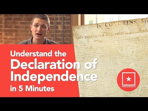 Video: Care a fost scopul principal al Declarației de Independență?