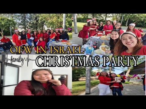 OFW IN ISRAEL| CHRISTMAS PARTY IN ISRAEL|BLESS VLOG