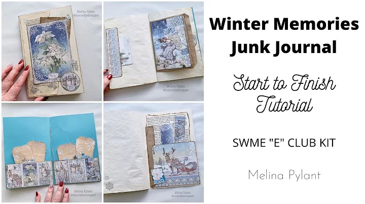 START TO FINISH JUNK JOURNAL USING 6X6 PAPER | DIY...