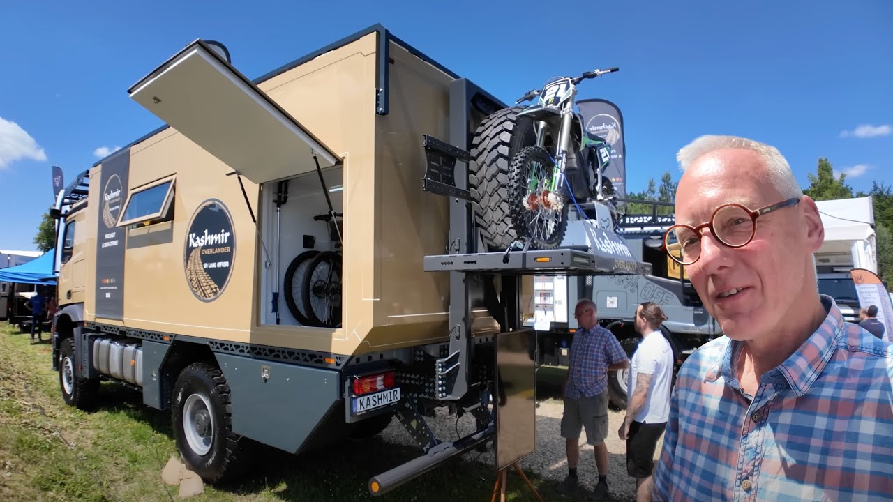 XXL-Garage im Offroad-Luxus-Wohnmobil – Kashmir Overlander Arocs Individualbau im Check