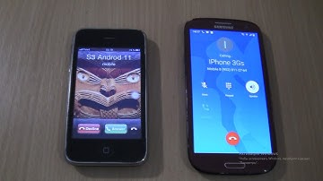 Incoming call & Outgoing call at the Same Time Samsung Galaxy S3 Android 11+Iphone 3Gs