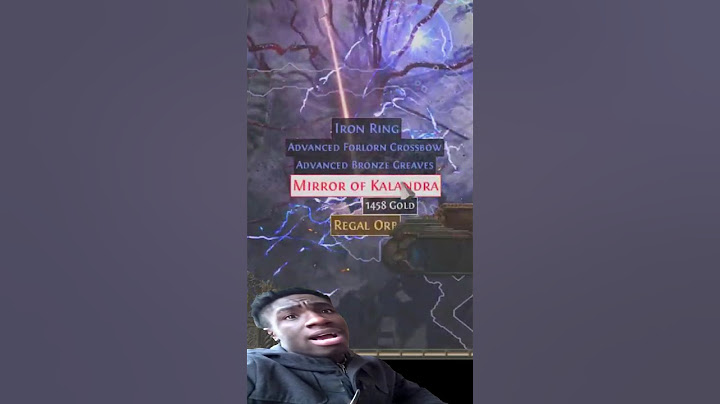 Insanely lucky Mirror of Kalandra drop in Path of Exile 2.