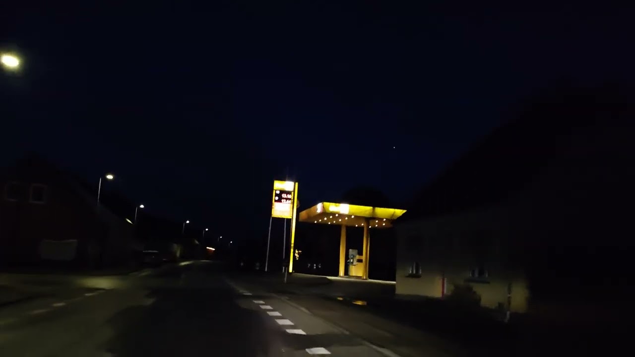 Driving in my car from Stensved to Vordingborg in Denmark. 4K 2160p. 02/01-2026