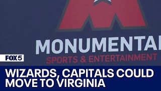 Monumental Sports considers moving Wizards, Capitals to Virginia