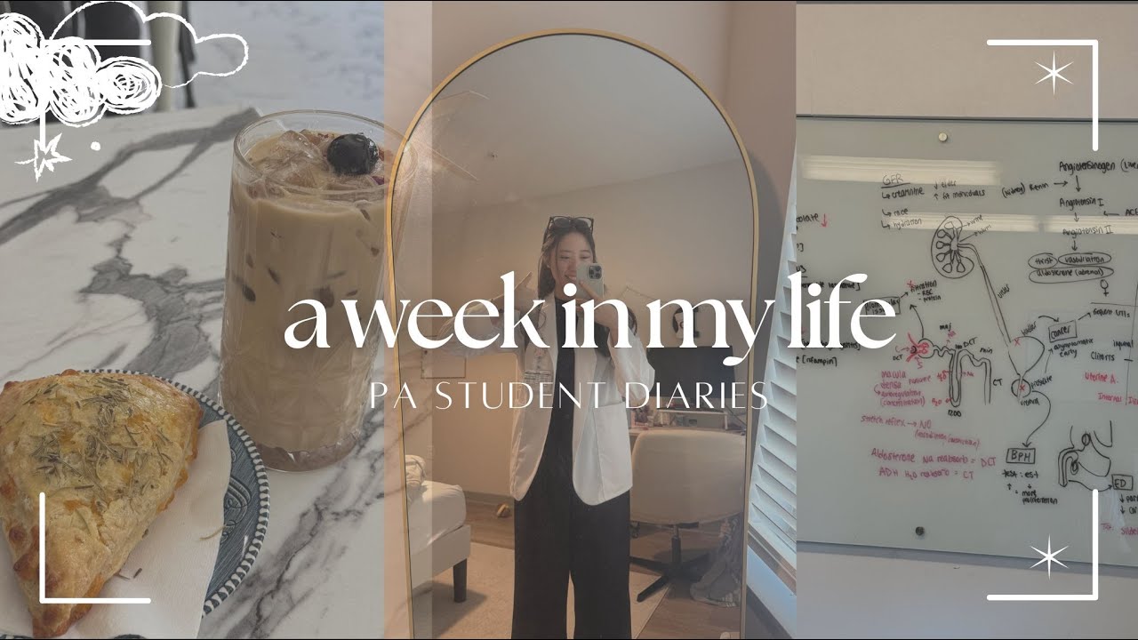 pa student diaries🩺 | starting unit 5, getting into pa school, how i study in didactic year