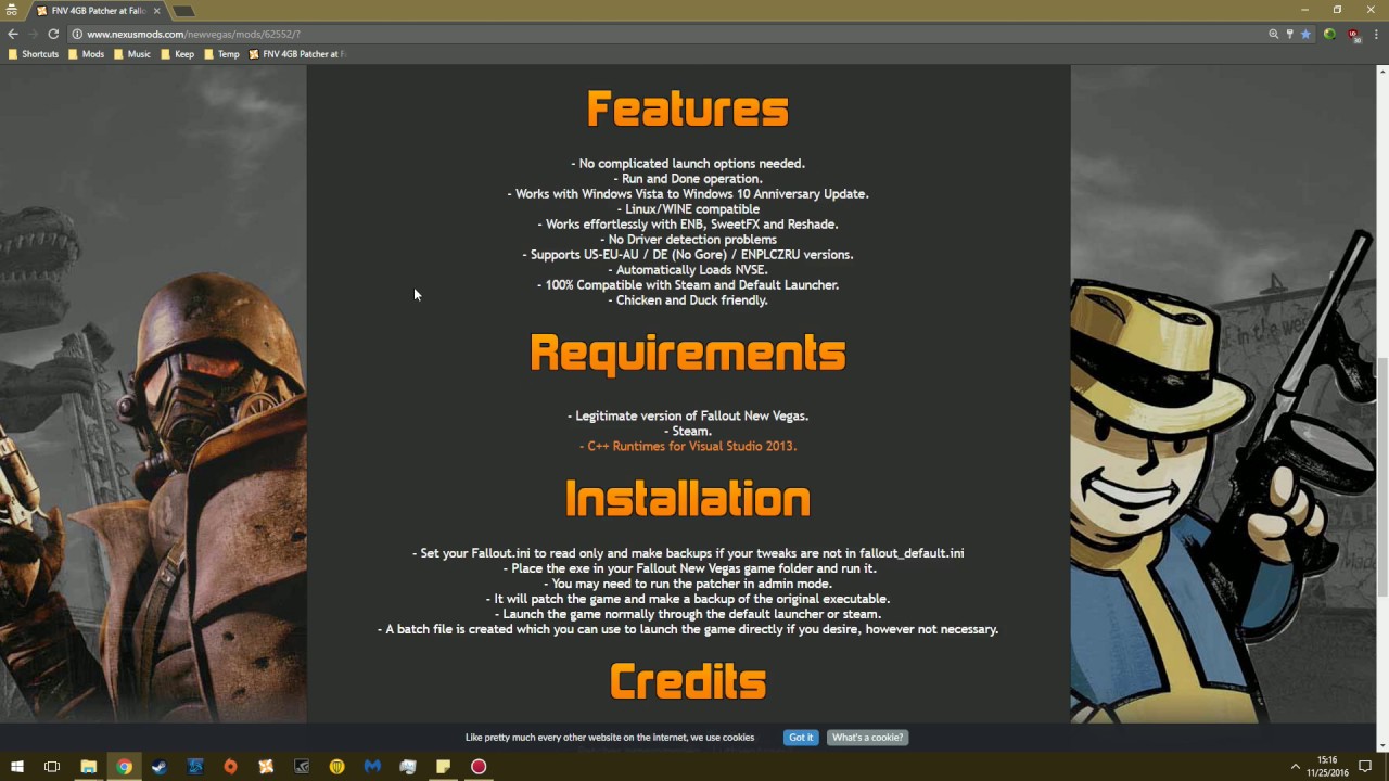 Fallout New Vegas Updated 4gb Patcher Tutorial 16 Youtube
