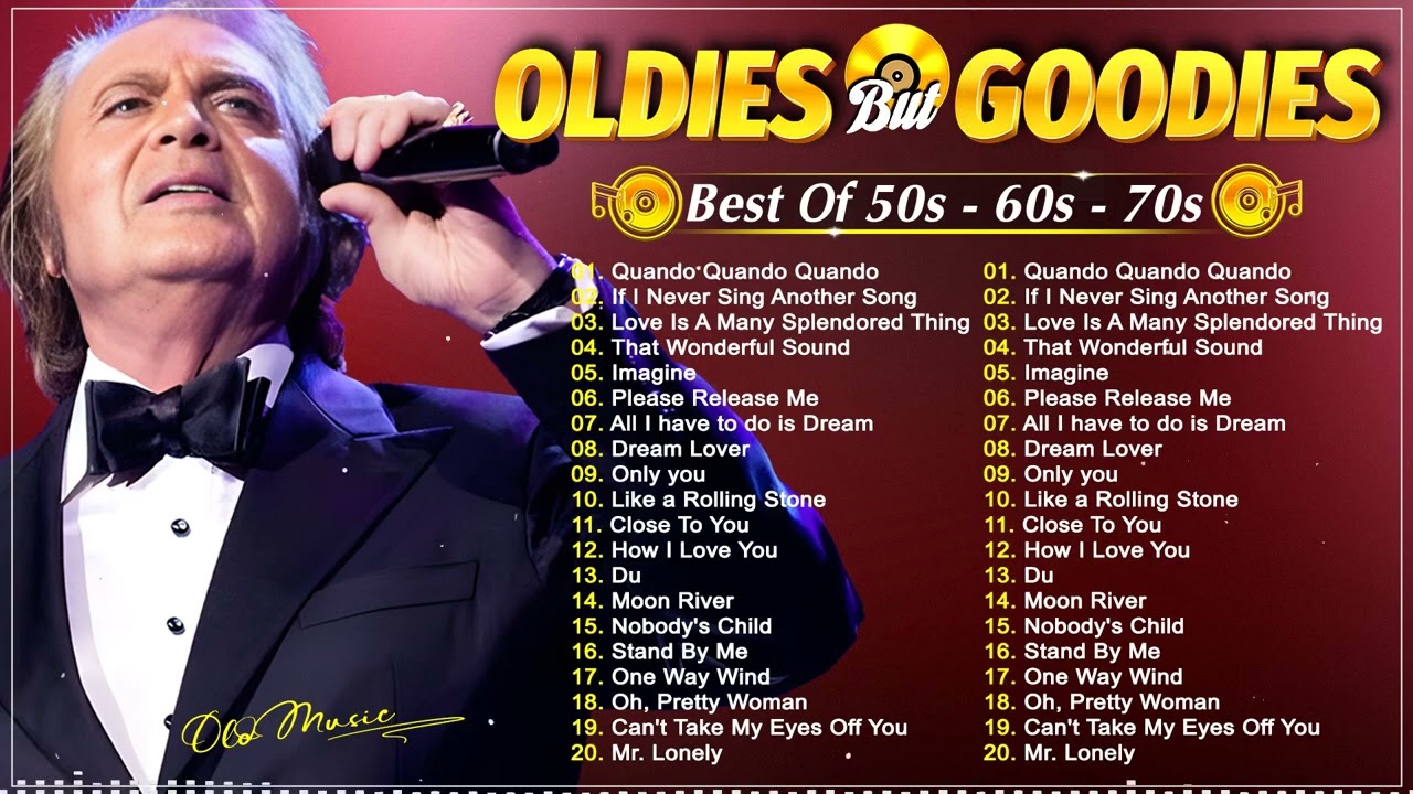Frank Sinatra, Engelbert, Paul Anka, Andy Williams, Tom Jones - Golden Oldies 50s 60s 70s Best Songs
