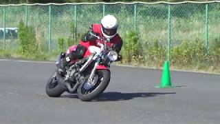 MotoGymkhana 20170614 Practice of Power NSR250 Hirose