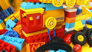 Satisfying Building Blocks Science ASMR Cannon Vehicle Truck