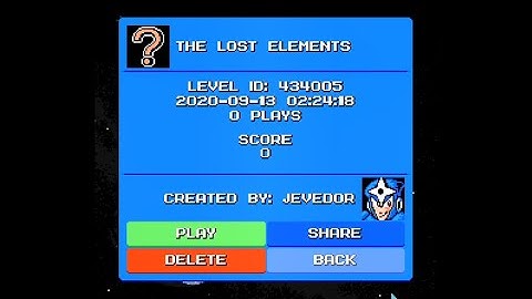 Mega Man Maker - Jevedor - The Lost Elements - 434005