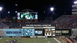 #15 North Carolina at Wake Forrest Week 11 2022 | Full Game 720p60fps