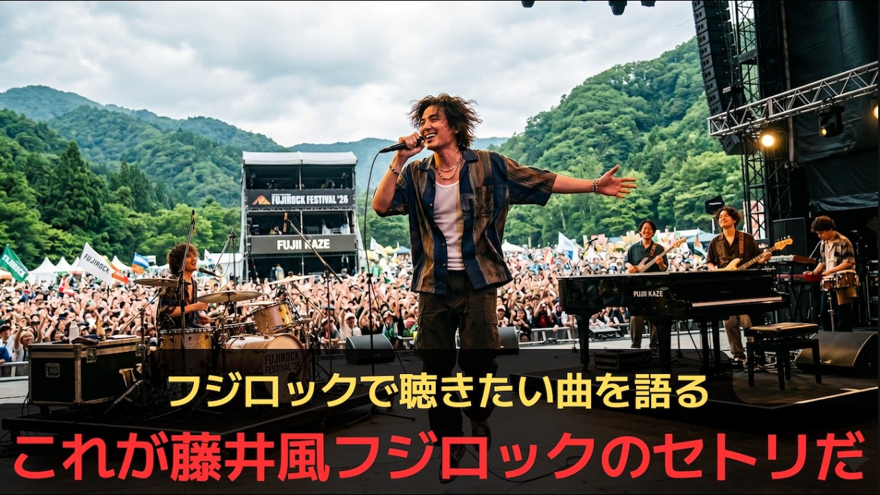 Discussing the songs I want to hear at Fujii Kaze's Fuji Rock