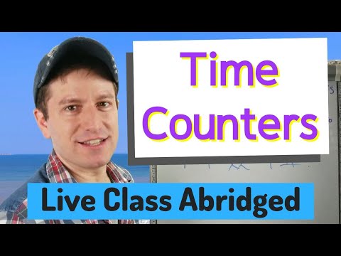 Time Counters 시/시간, 초/분, 년/월/일/개월, 주/주일, 번... | Live Class Abridged