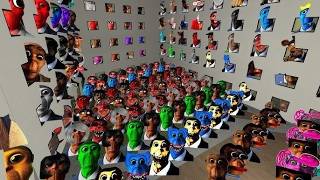 Surviving the Ultimate Nextbot Horde Challenge💥😱 #gmodworld #gmod #nextbots