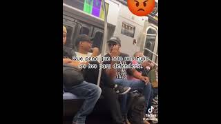 Man knocked out by elbows on subway