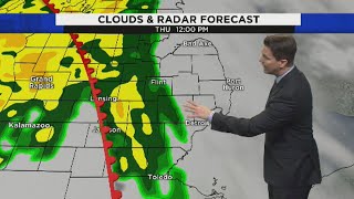 Local 4Casters: Temperatures to drop after rainy, windy Thursday