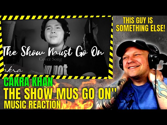 INCREDIBLE! - Cakra Khan  THE SHOW MUST GO ON  ( QUEEN COVER ) [ Reaction ] | UK REACTOR | class=
