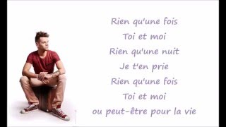 Miniatura de vídeo de "KEEN'V - Rien qu'une fois - Lyrics"