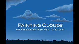 How to Paint Clouds in Procreate | Digital Art on Ipad Pro 12.9 Inch | Easiest Way! screenshot 5