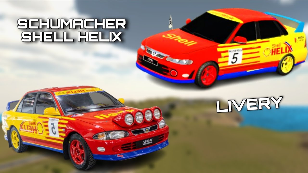Car Shell Rall LIVERY SCHUMACHER SHELL RALLY TUTORIAL | CAR PARKING MULTIPLAYER - YouTube