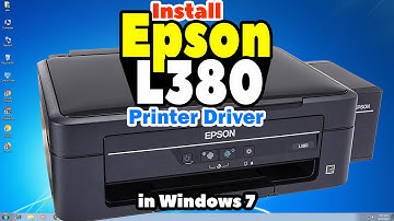 How to Download & Install Epson L380 Printer Driver Manually in Windows 7