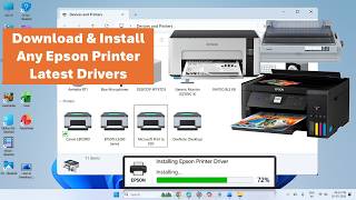 How to Download &amp; Install Any Epson Printer Latest Drivers for Windows PC