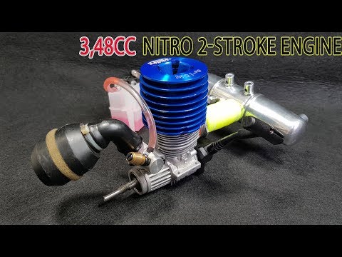 Starter 3,48cc Nitro 2 Stroke Engine