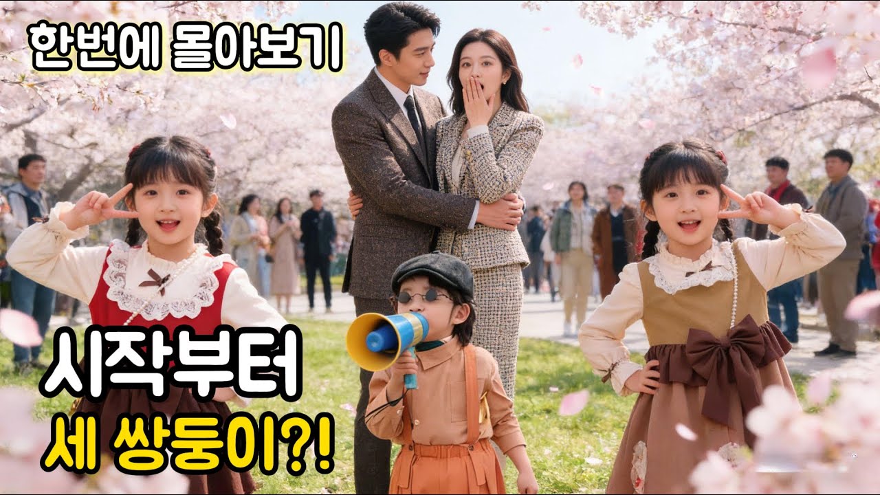 “100억짜리 엄마 모집!“ 세 쌍둥이가 재벌 아빠에게 맞선 주선, 현장에서 번개 결혼을 강요한 여자는… 5년 전 사라진 친엄마?! 아빠, 아이들과 엄마를 하늘처럼 사랑하다!