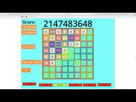 2048 8x8: 2147483648 time part 1: 2097152 tile