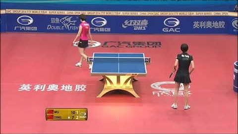 China Open-2014, Half Final, WU Yang (Ву Янг) - DING Ning (Динг Нинг) Part 2