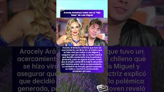 😱 Aracely Arámbula habla con el “hijo falso” de Luis Miguel