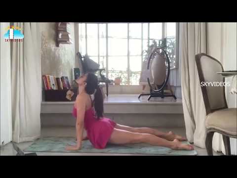 Jacqueline Fernandez Hot Yoga Workout Videos