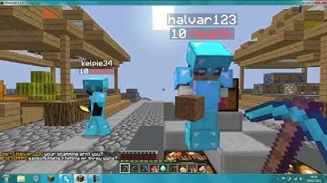 Halvar123 scamming on ipocketisland server
