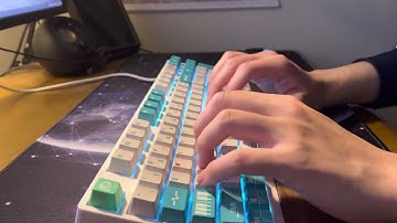 【Tom980 & FEKER like Holy Panda(lubed)】Typing sound demo