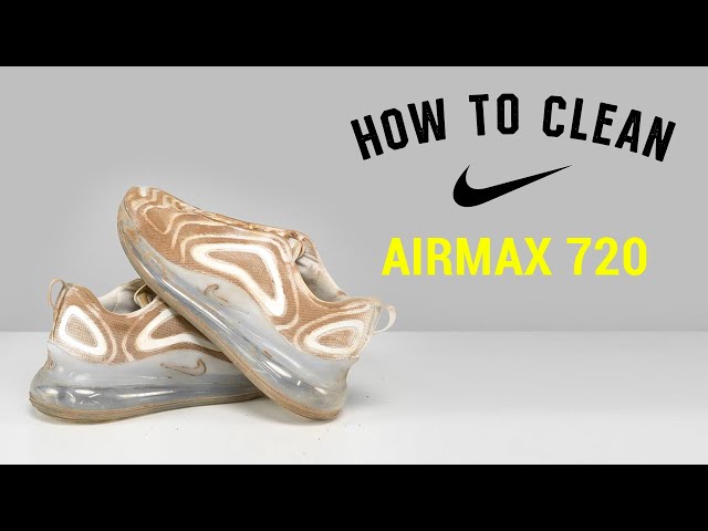 how to clean nike air max 720 white