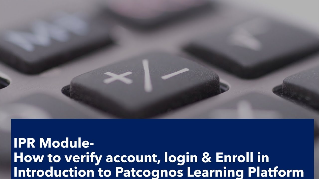 SIATP-IPR Module-Verify Account,Log in,Enroll in Pre Requisite course