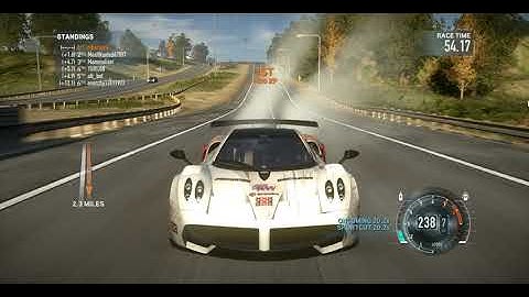 Need for Speed The Run online multiplayer (T6 Pagani)